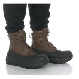 ACE Size 14 Brown Mammoth IV Work Boots Leather Lace Up Composite Toe P10-11